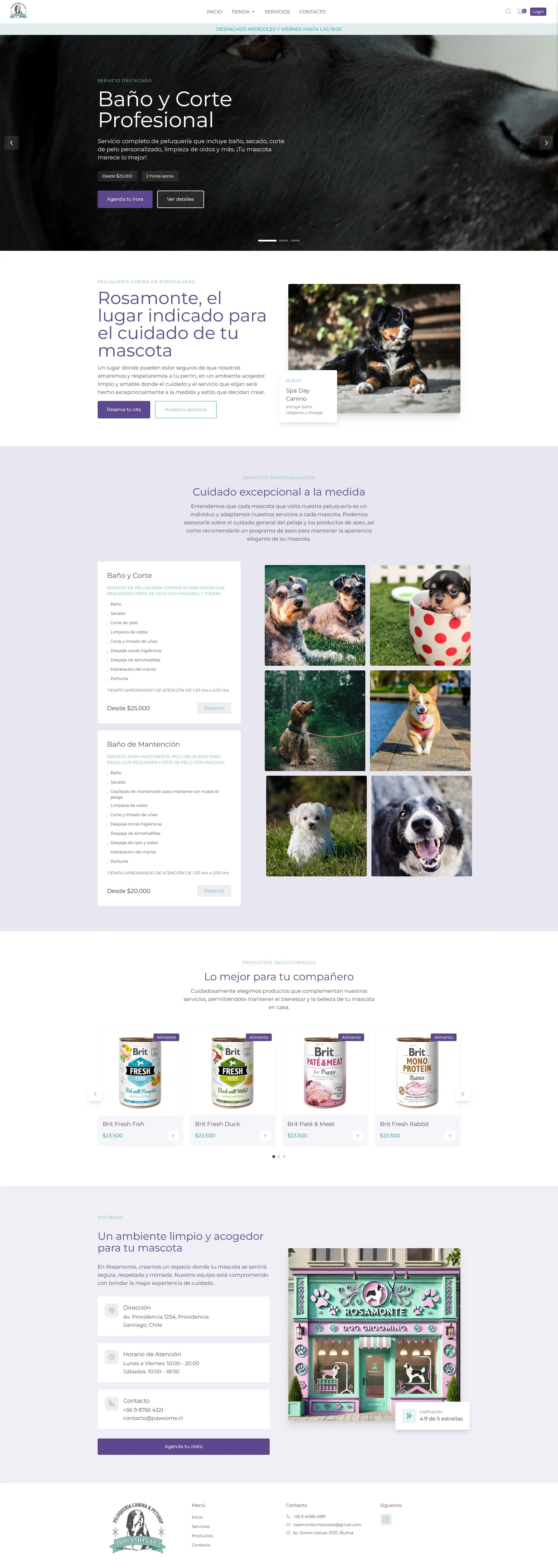 Rosamonte website